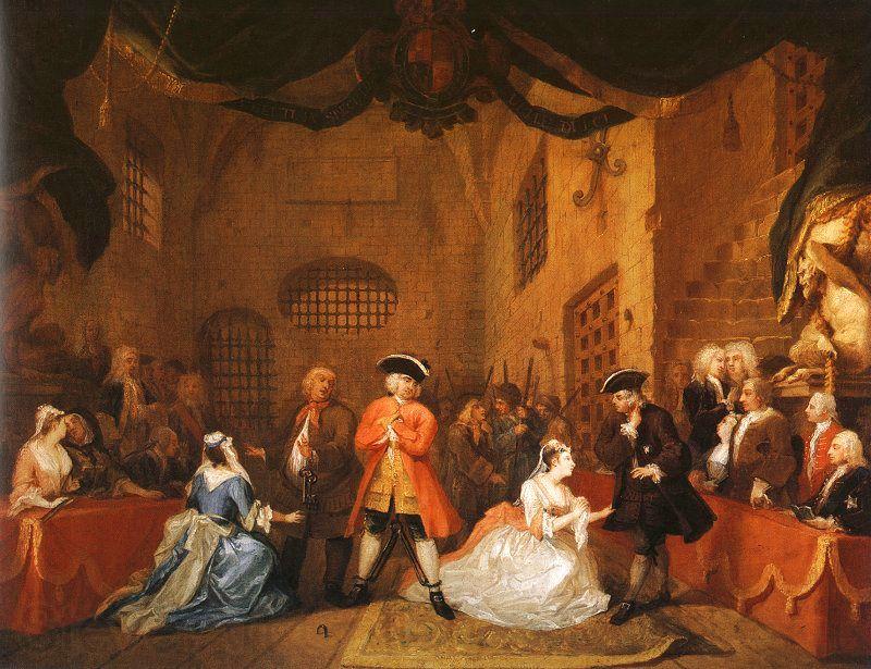 William Hogarth The Beggar's Opera France oil painting art